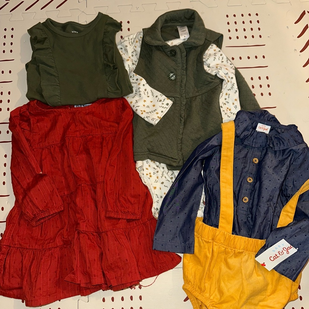 18 month fall girls lot